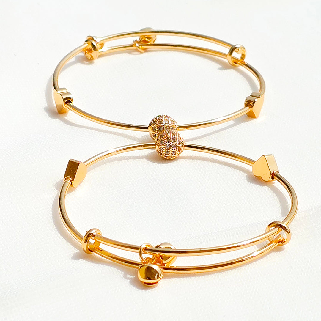 Golden Whispers Bangles