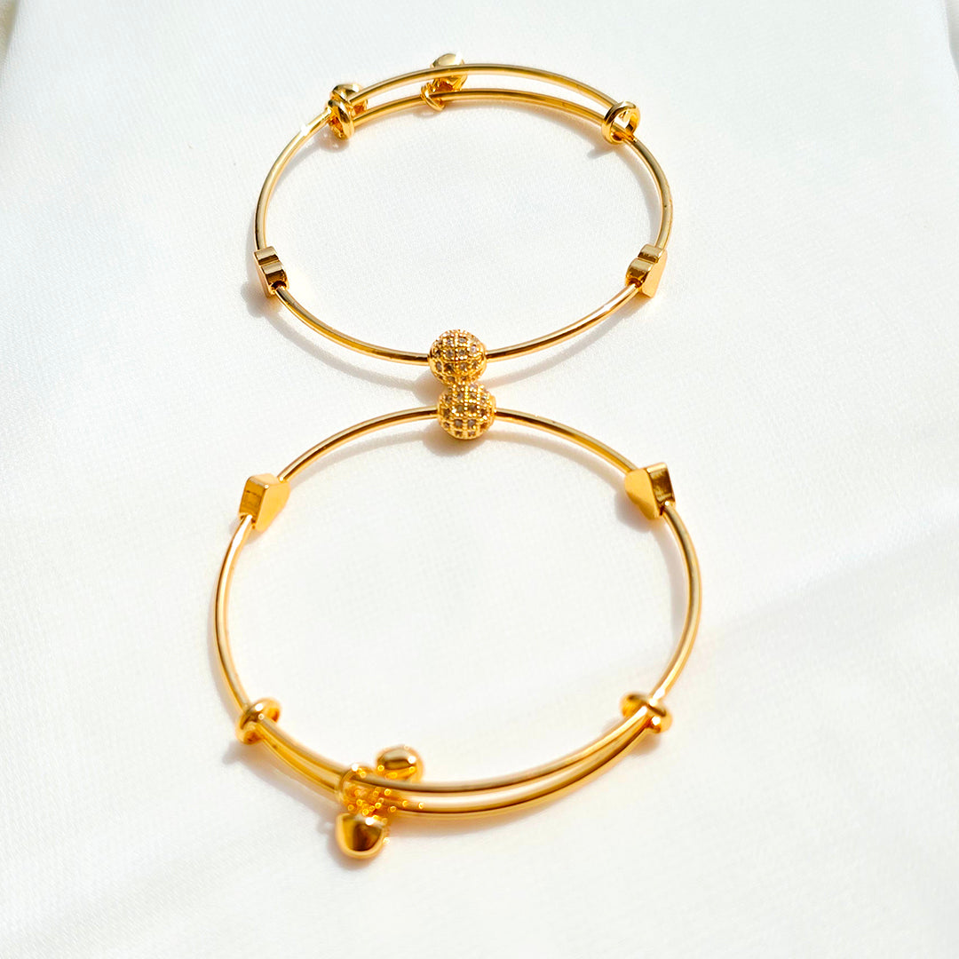 Golden Whispers Bangles