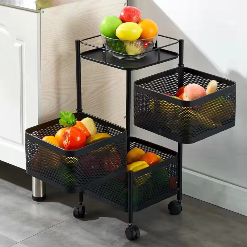 Premium Square Metal Trolley