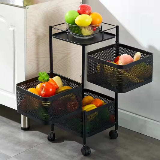 Premium Square Metal Trolley
