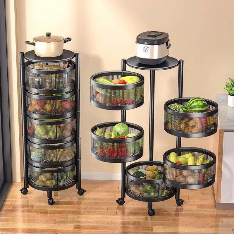 Premium Circular Metal Trolley