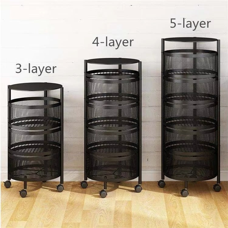 Premium Circular Metal Trolley