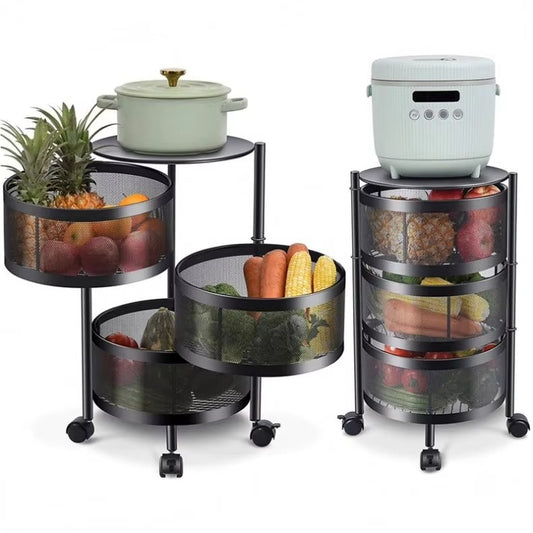 Premium Circular Metal Trolley