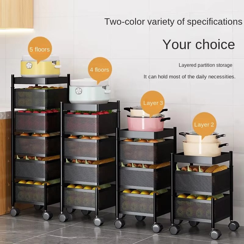 Premium Square Metal Trolley